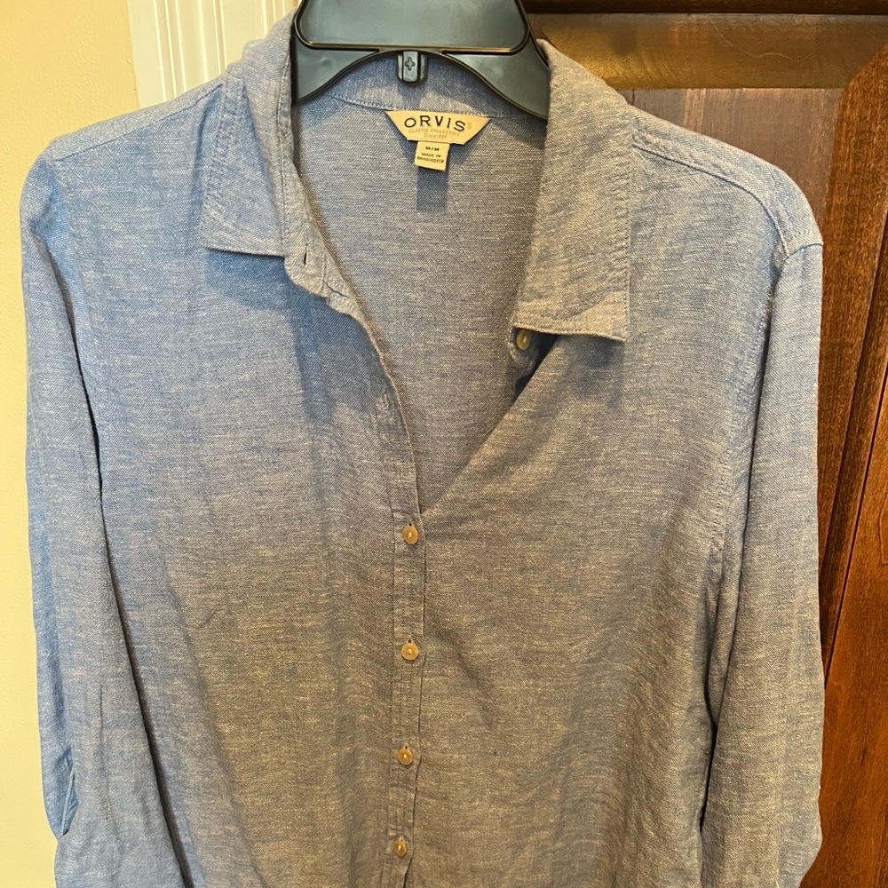 Linen long sleeve shirt